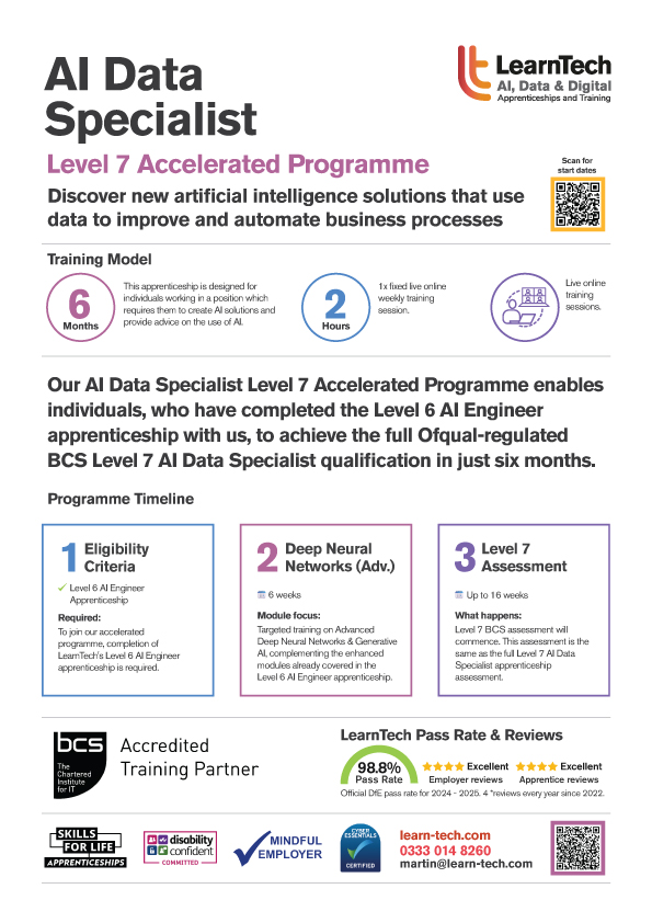 AI Data Specialist brochure